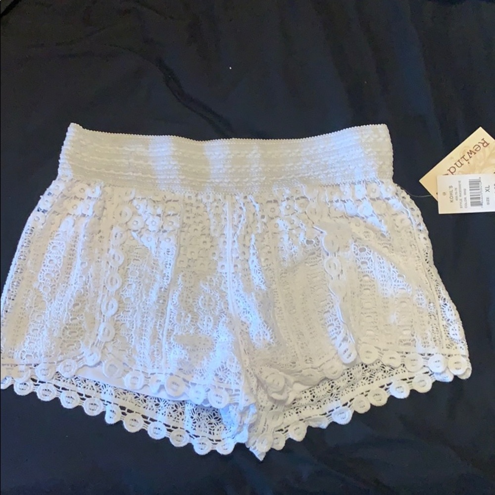 White shorts